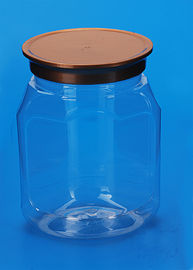 800Ml Airtight Plastic Jars 116 * 85 * 152MM Outside For Candy / Nuts Storage