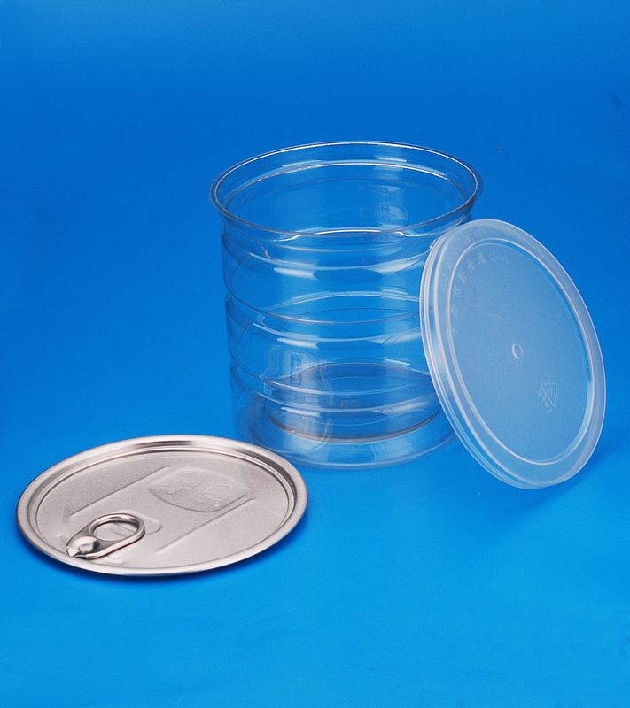 45G Small Round Clear Plastic Containers With Lids 99 * 100MM Outside